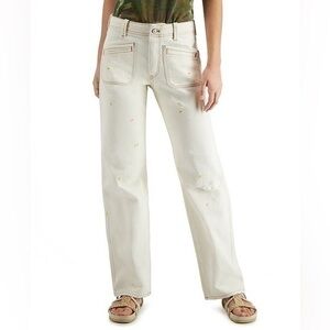 FREE PEOPLE Oak Go Easy Bootcut jeans